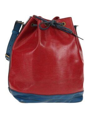 LOUIS VUITTON Epi Noe Shoulder Bag Bicolor Red Blue M44084